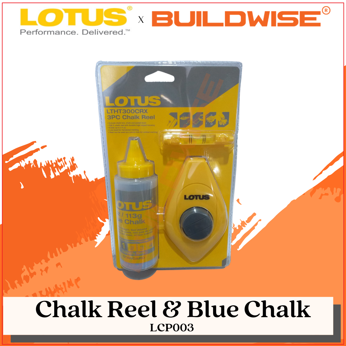 LOTUS CHALK REEL / BLUE CHALK 30M LTHT300CRX