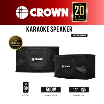 crown karaoke speaker