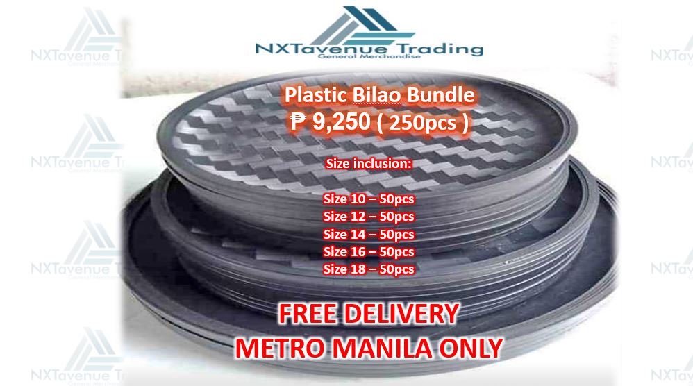 250pcs plastic bilao bundle package lazada ph clear tube packaging