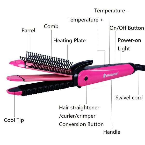 nova 3 in 1 straightener