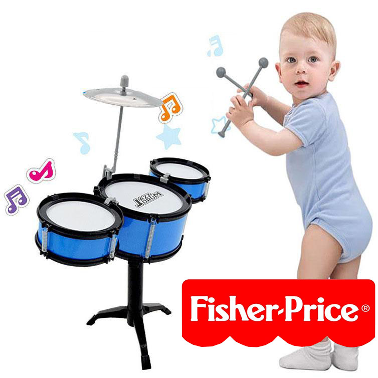 fisher price drum set with instruments