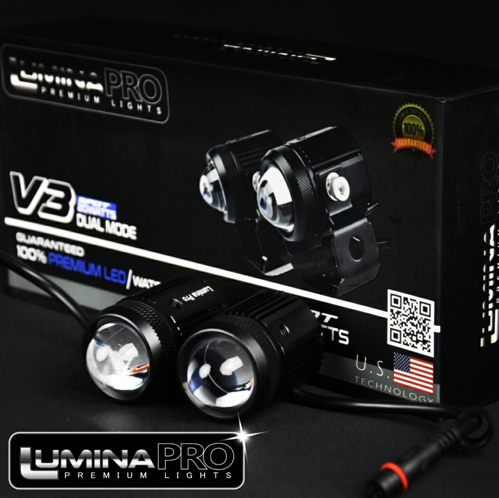 Lumina Mini Driving Light PRO V3 White Yellow Lazada PH