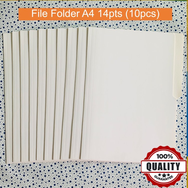 File Folder White A Size Pts Pcs Lazada Ph