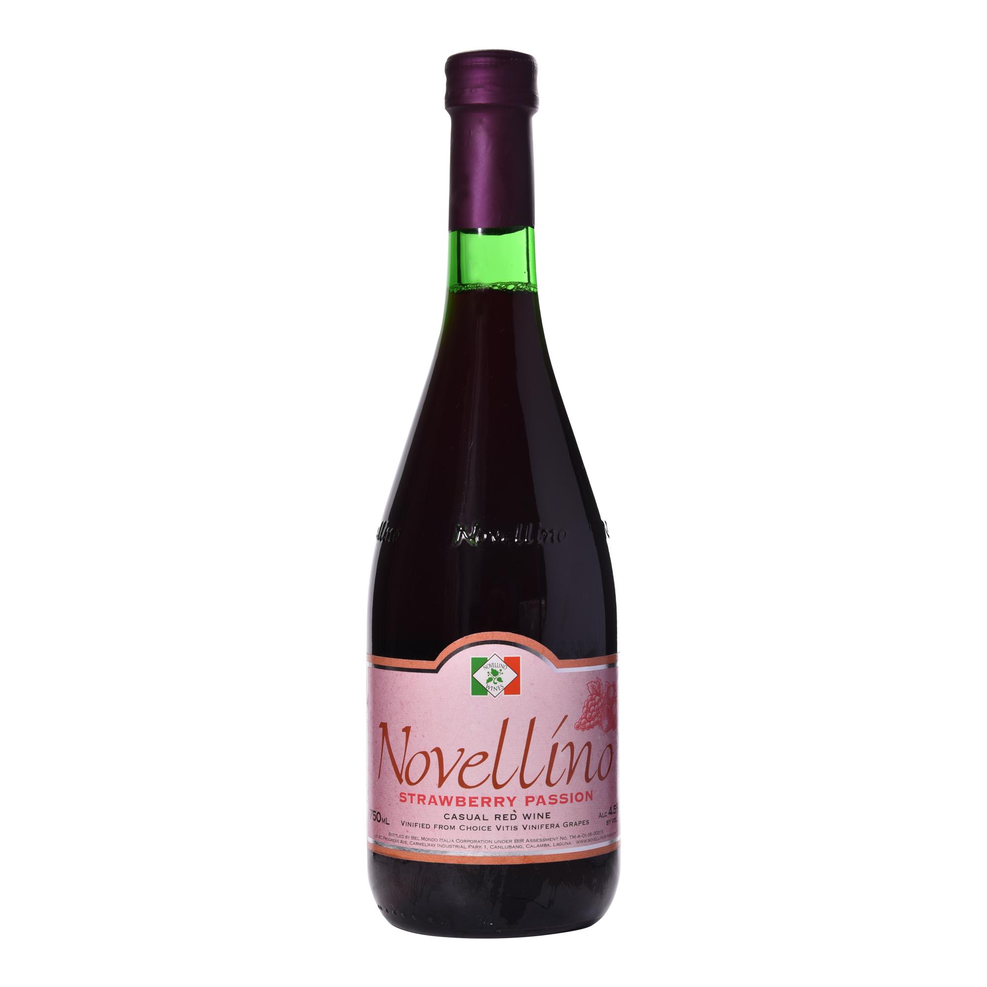 Novellino Strawberry Red Wine 750ml Lazada PH