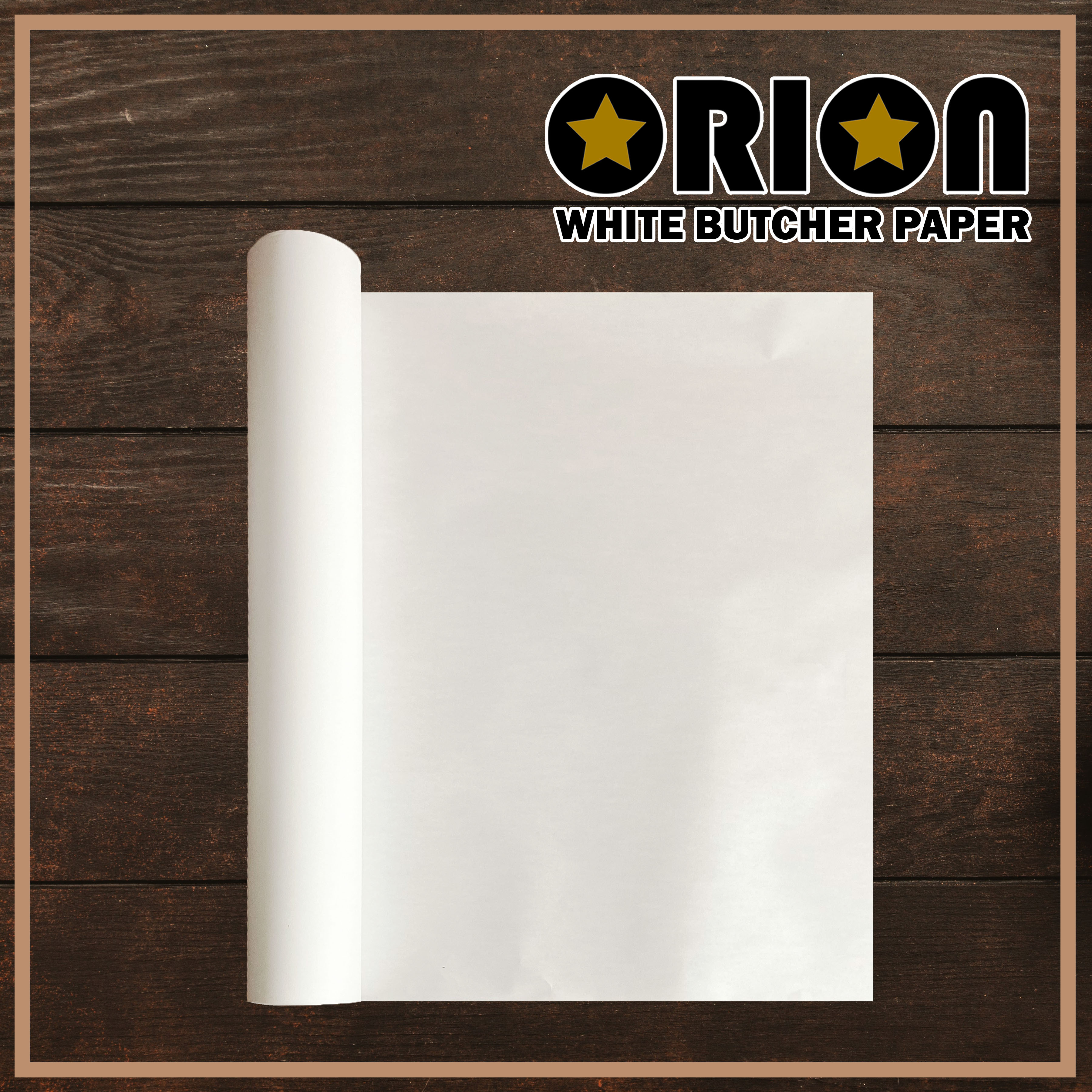 Orion White Butcher Paper Food Safe Kraft Paper Virgin wood Pulp