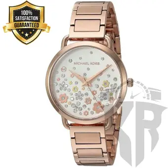 michael kors portia watch rose gold