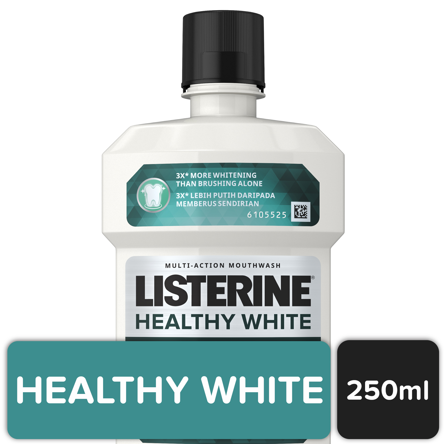 Listerine Healthy White Mouthwash 250ml Lazada PH