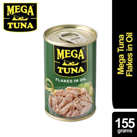 Mega Tuna Flakes in Oil 155g