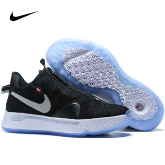 black and white paul george shoes