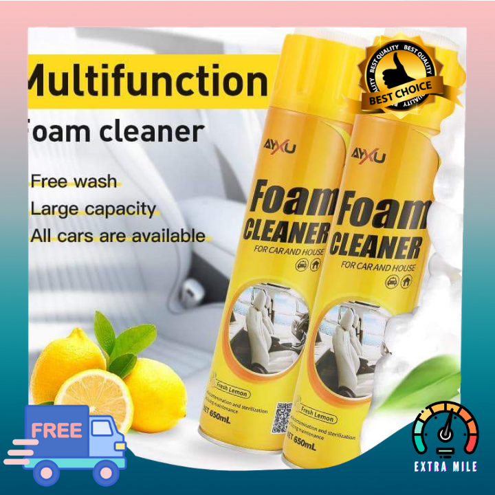 EXTRA MILE MultiPurpose Foam Cleaner For Shoes Car Sofa Foam Cleaner