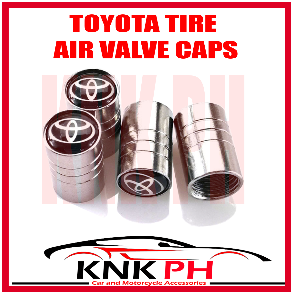 TOYOTA TRD Car Wheel Tire Valve Tyre Air Caps Cover Aluminium 4Pcs Lazada PH