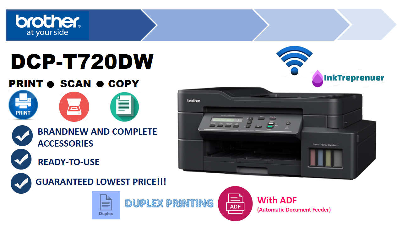 Brother DCP-T720DW Ink Tank Printer | Lazada PH