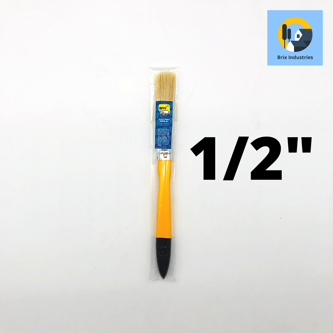 Hippo Paint Brush 1/2" 3/4" 1" 11/2" 2" 21/2" 3" 4" Quality Utility