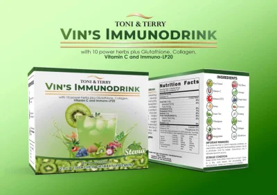 VIN’s IMMUNODRINK - Natural 𝐾𝐼𝑊𝐼 Extract - 𝐼𝑀𝑀𝑈𝑁𝑂𝐵𝐼𝑂𝑇𝐼𝐶 - Toni & Terry