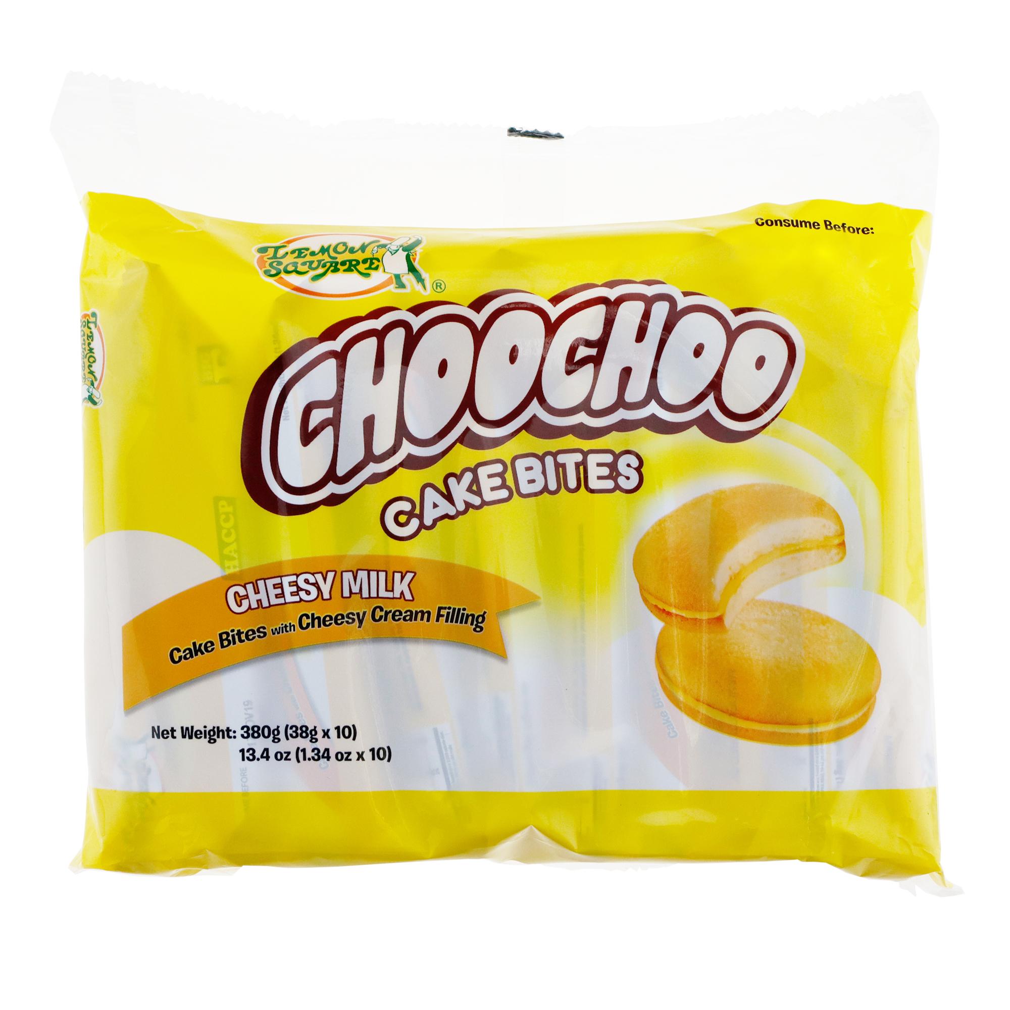 Lemon Square Choo Choo Cake Bites Cheesy Milk 38g X 10 S 2 Packs Lazada Ph