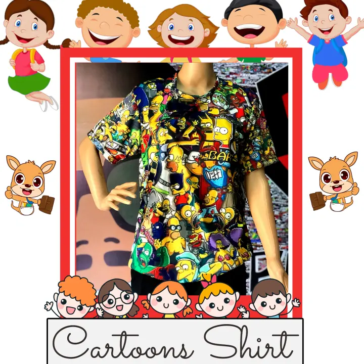 cartoon character shirts