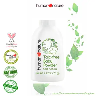 human nature baby powder