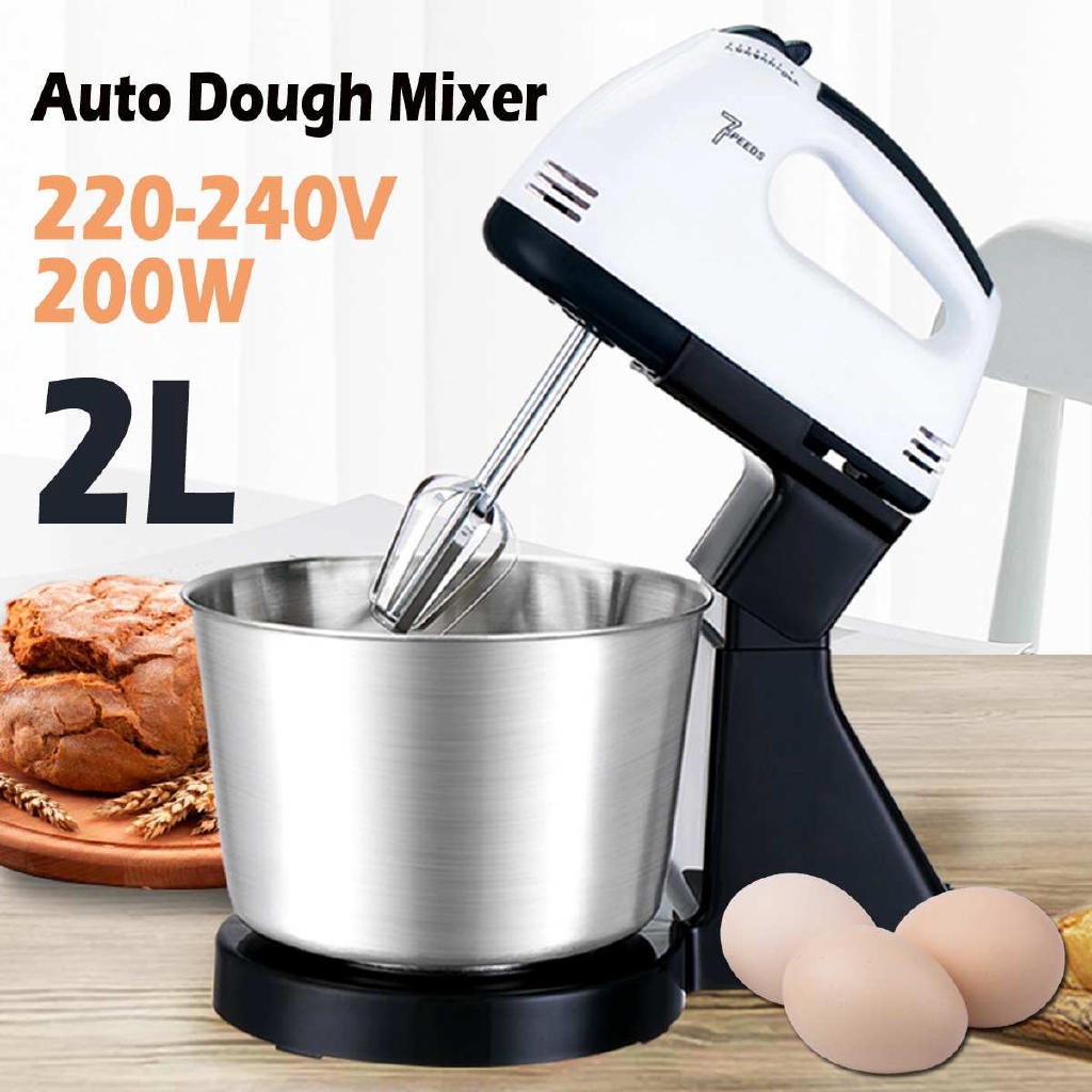 Electric Stand Mixer, SYNGAR 660W 6 Speed Food Mixer for Kitchen, Home Cake  Mixer Chef Machine with LED Display, 7.8QT Stainless Steel Bowl, Dough  Hook, Beater, Whisk, Kitchen Stand Dough Mixer, D7768 -