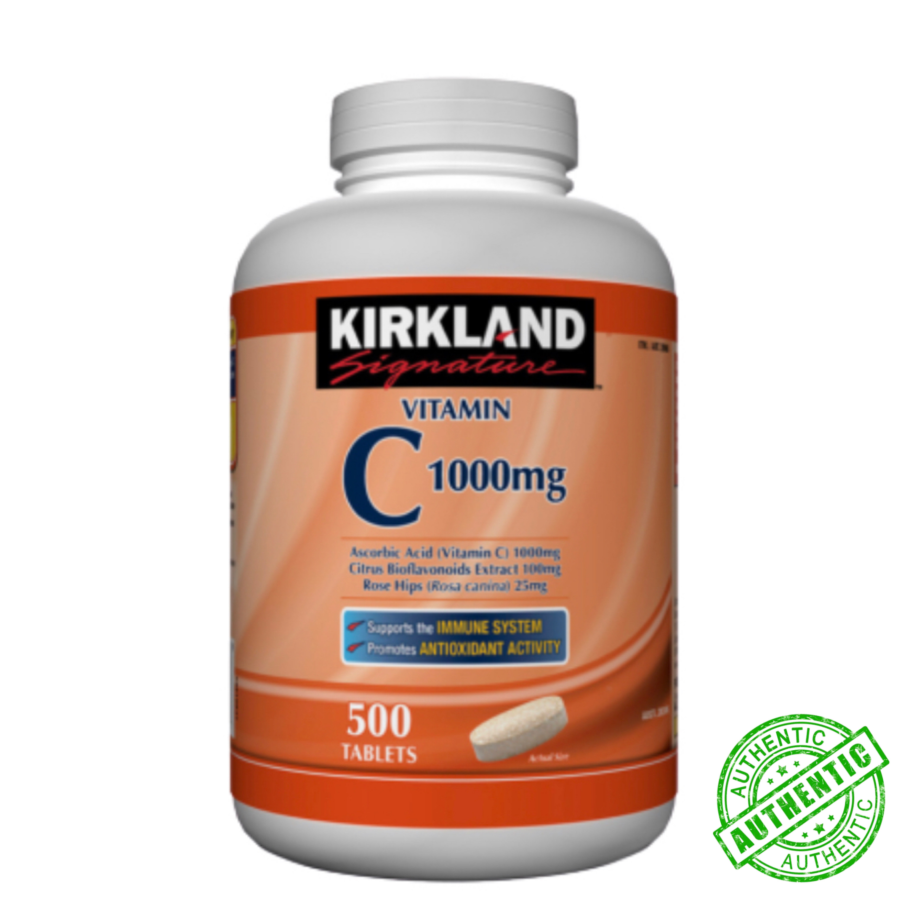 Kirkland Imported Kirkland Signature Vitamin C With Citrus Bioflavonoids Extract And Rose Hips 500 Tablets 1000mg Lazada Ph