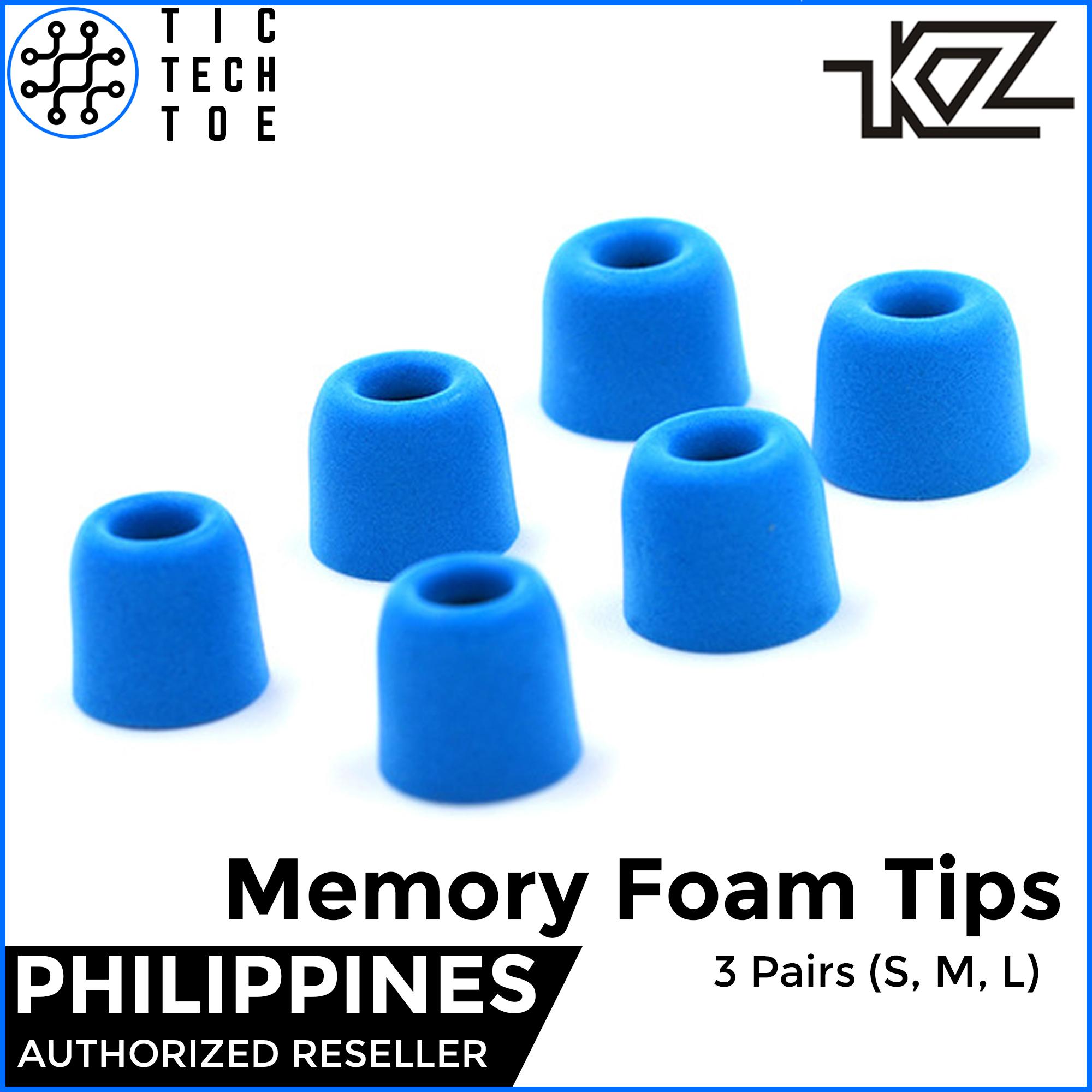 KZ Noise Isolating Memory Foam Earphone Ear Tips (3 Pairs) Lazada PH