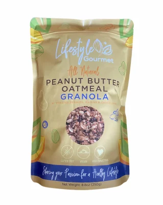 LIFESTYLE GOURMET Peanut Butter Oatmeal Granola