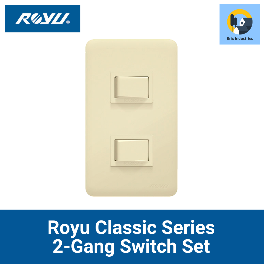 Royu Classic Series Way Switch Set Or Gang Wh Wh Wh