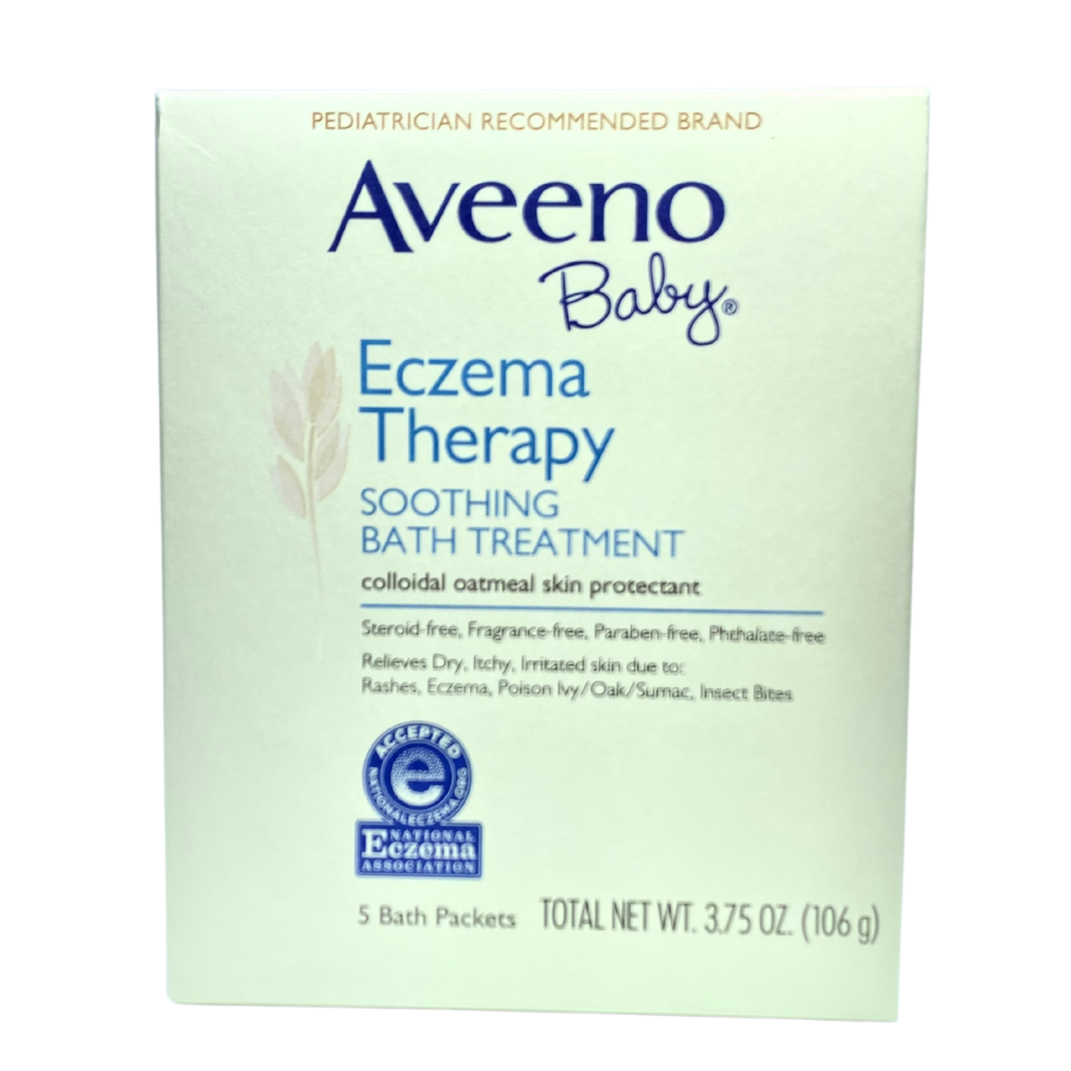 Aveeno, Baby, Eczema Therapy, Soothing Bath Treatment, Fragrance Free