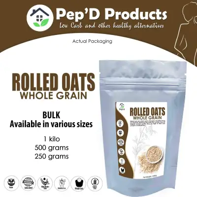 Whole Rolled Oats 100g/250g - High in Fiber