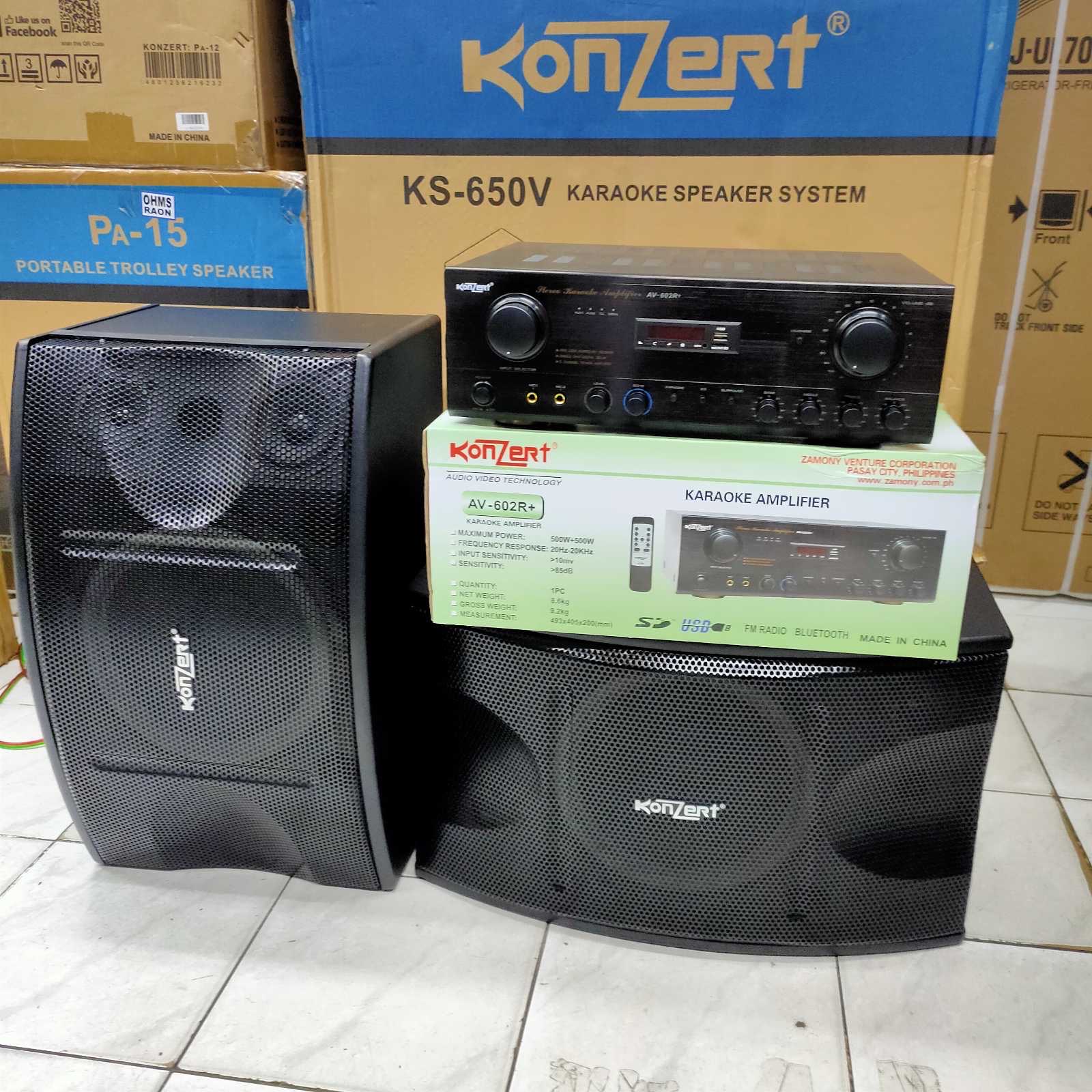 konzert speaker 650 watts