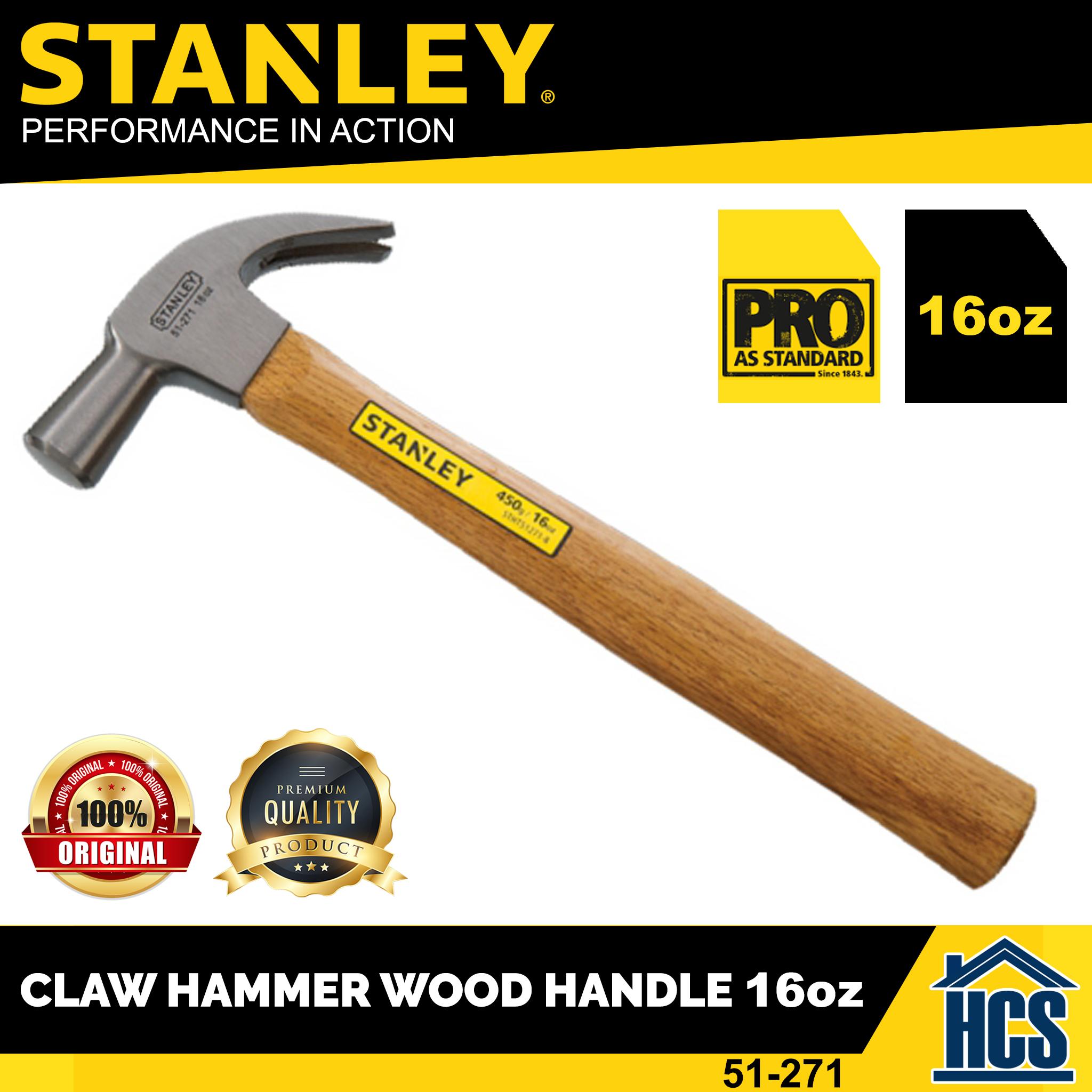 Stanley Claw Hammer Wood Handle 16oz (51271) Lazada PH