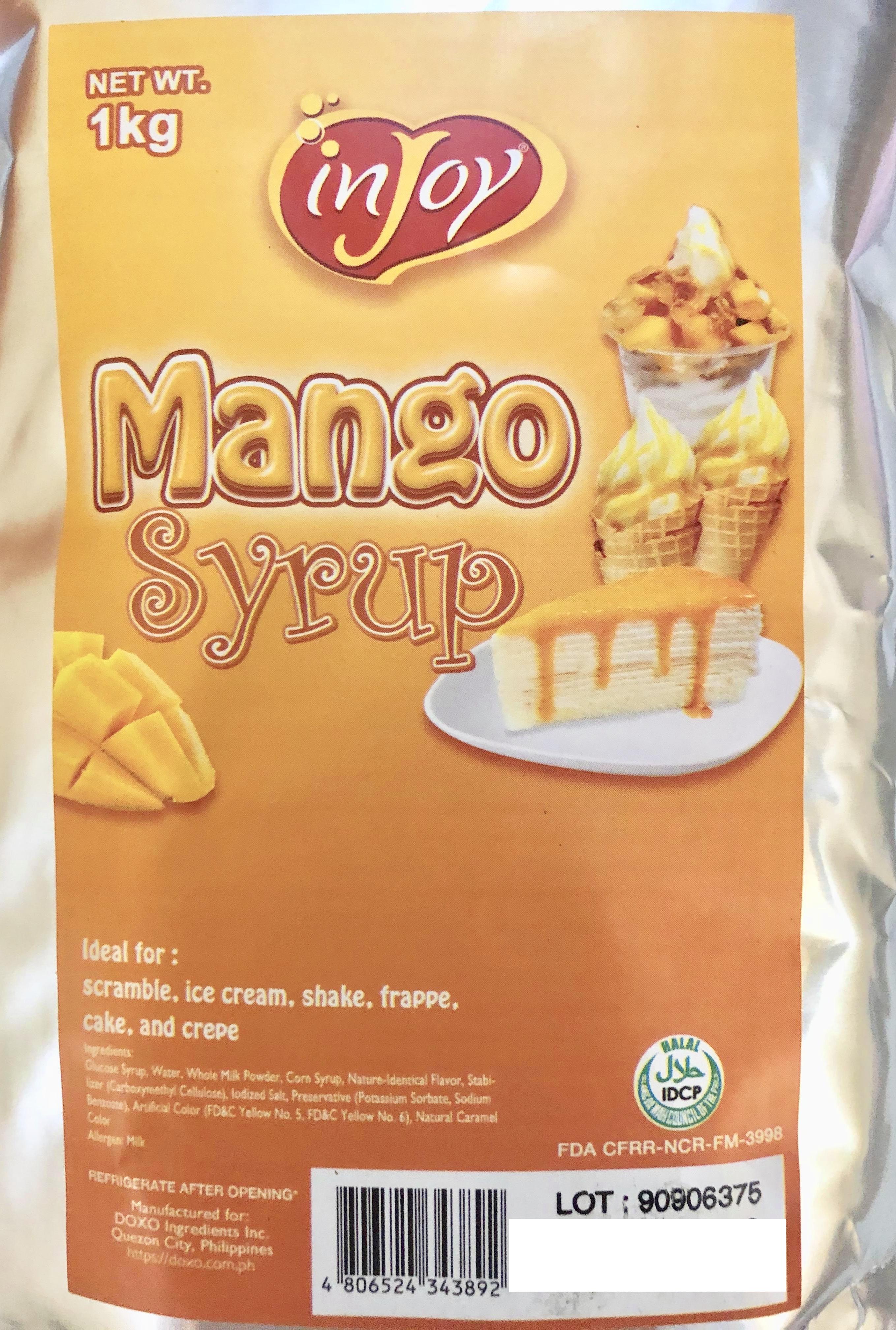 Mango Syrup Injoy 1kg review and price