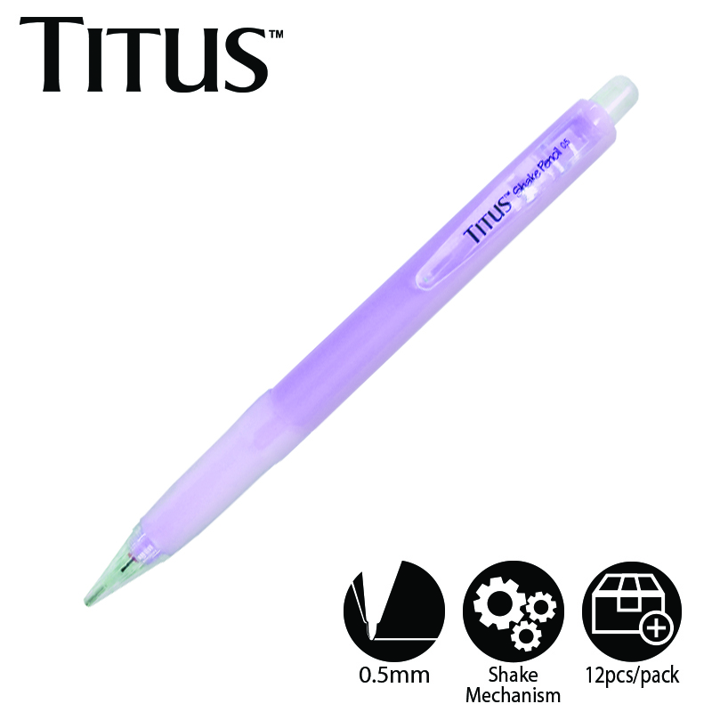 12pcs Titus Shake Pencil 0.5mm (Mechanical Pencil) Lazada PH