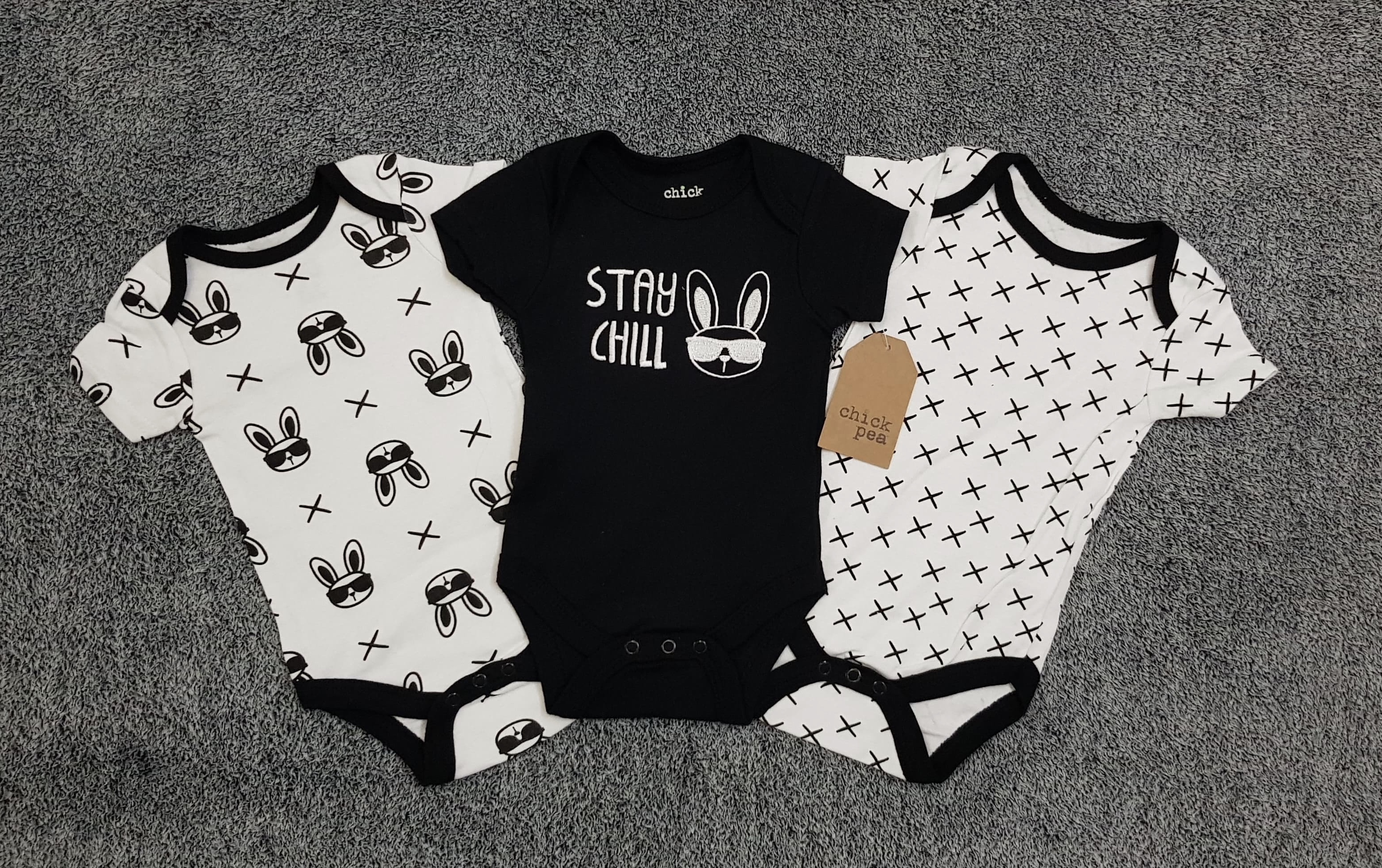 chick pea baby onesie