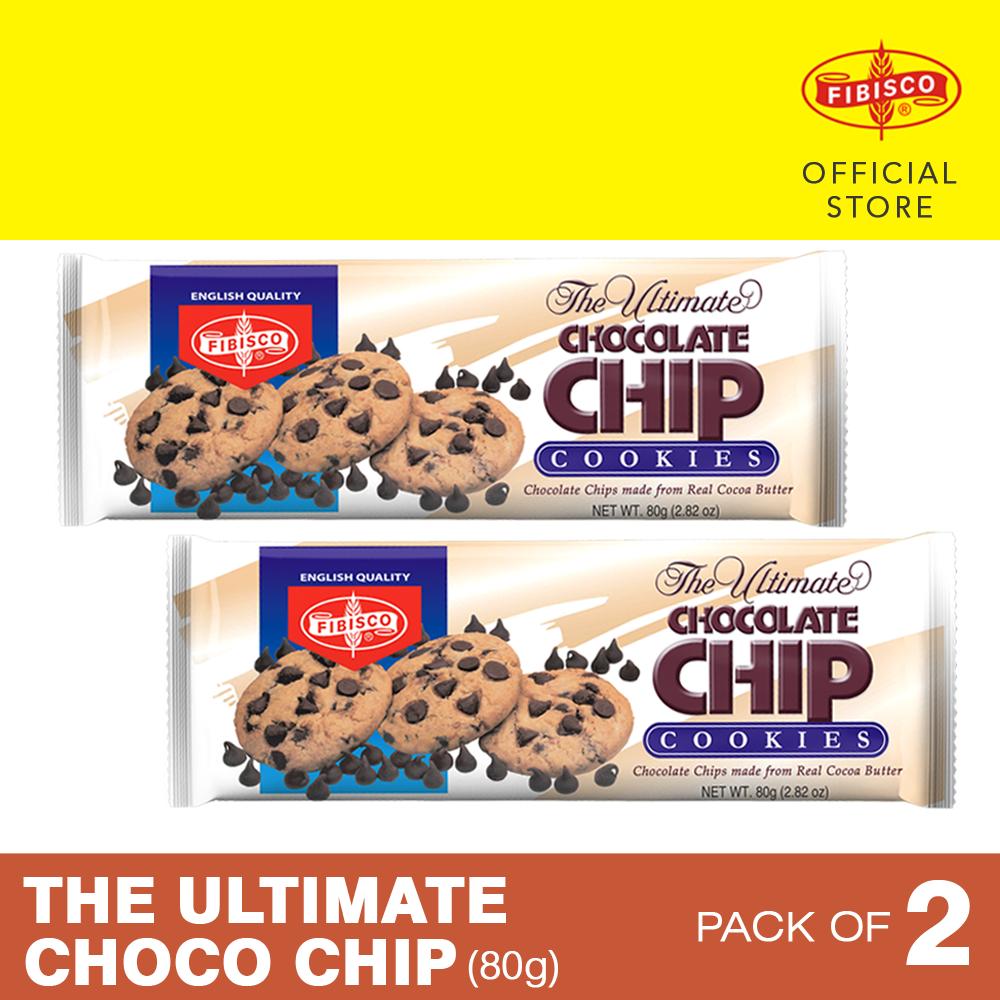 FIBISCO Chocolate Chip Cookies 80g - Pack of 2 | Lazada PH