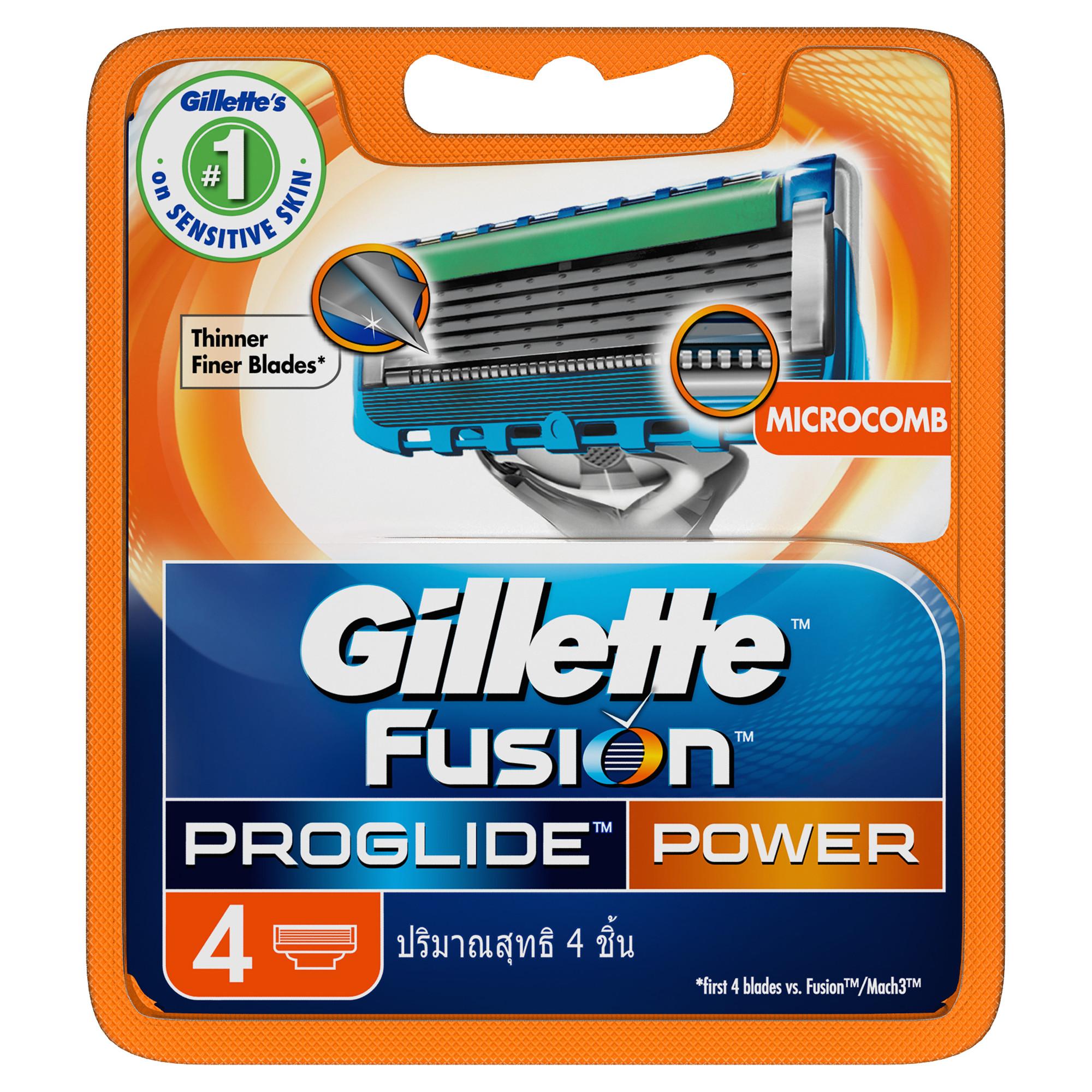 Gillette Fusion ProGlide Power Cartridge Refill 4s | Lazada PH