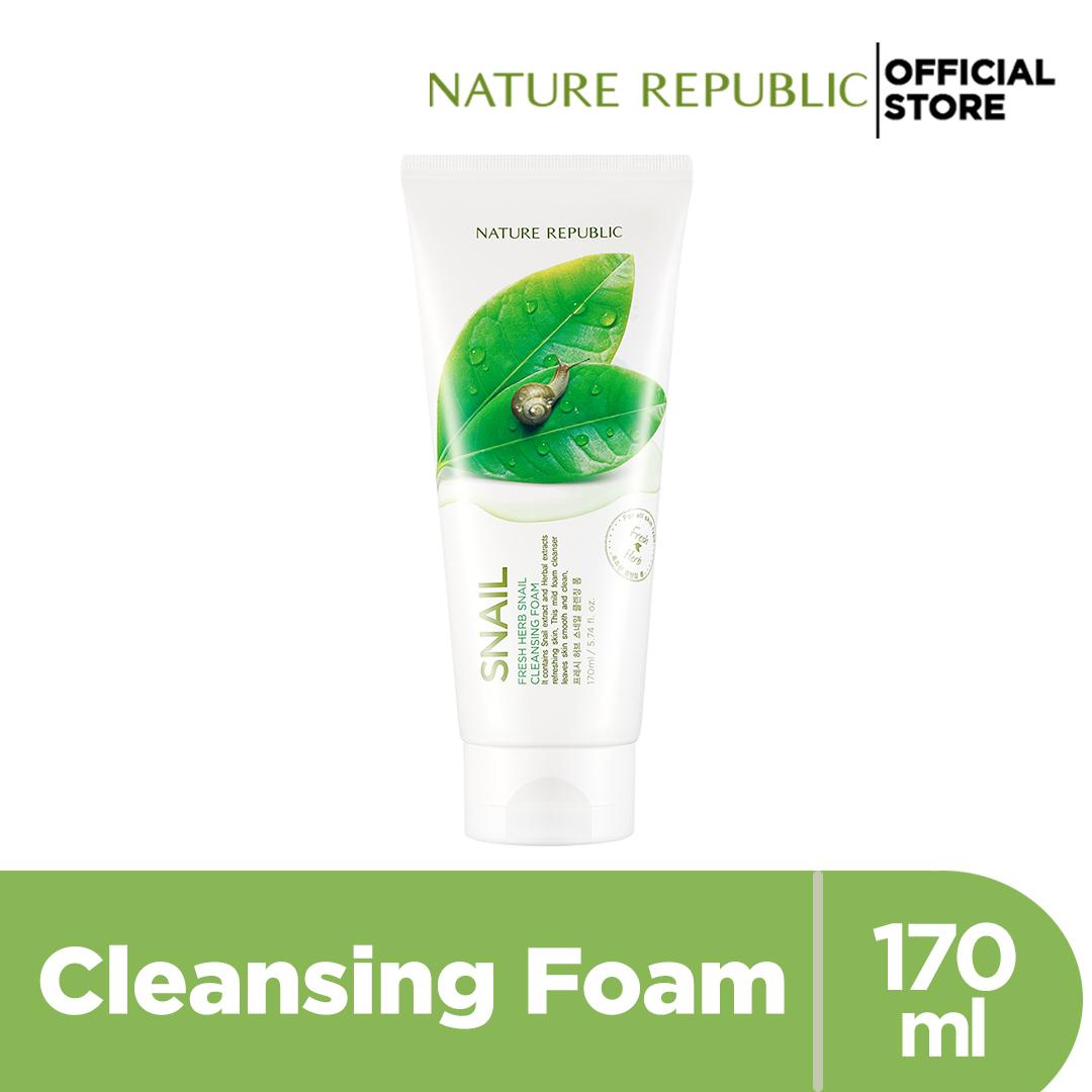 nature republic snail cleansing foam