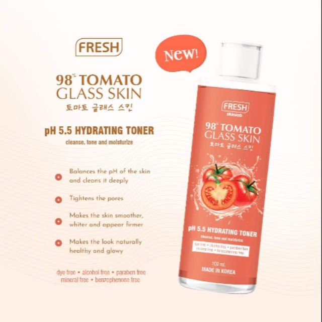 tomato toner for acne