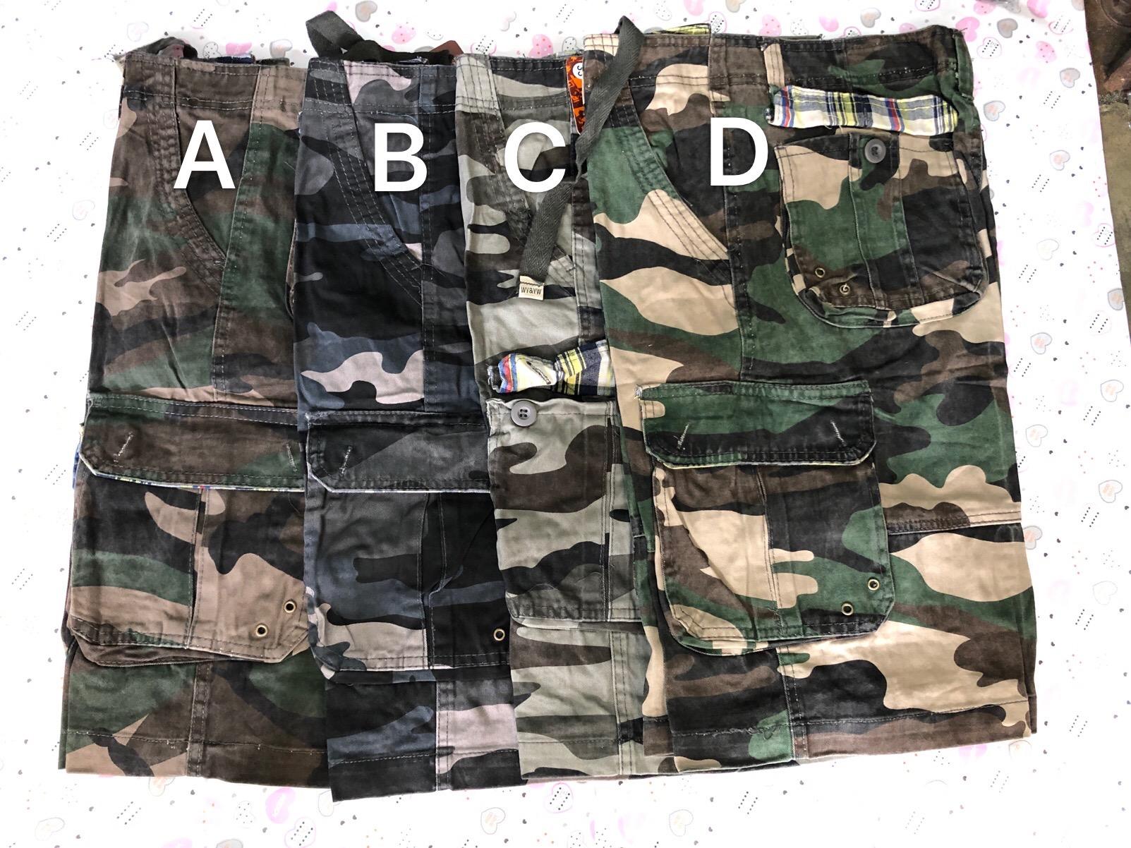 (HUNG)6 parcket Camouflage Cargo shorts review and price