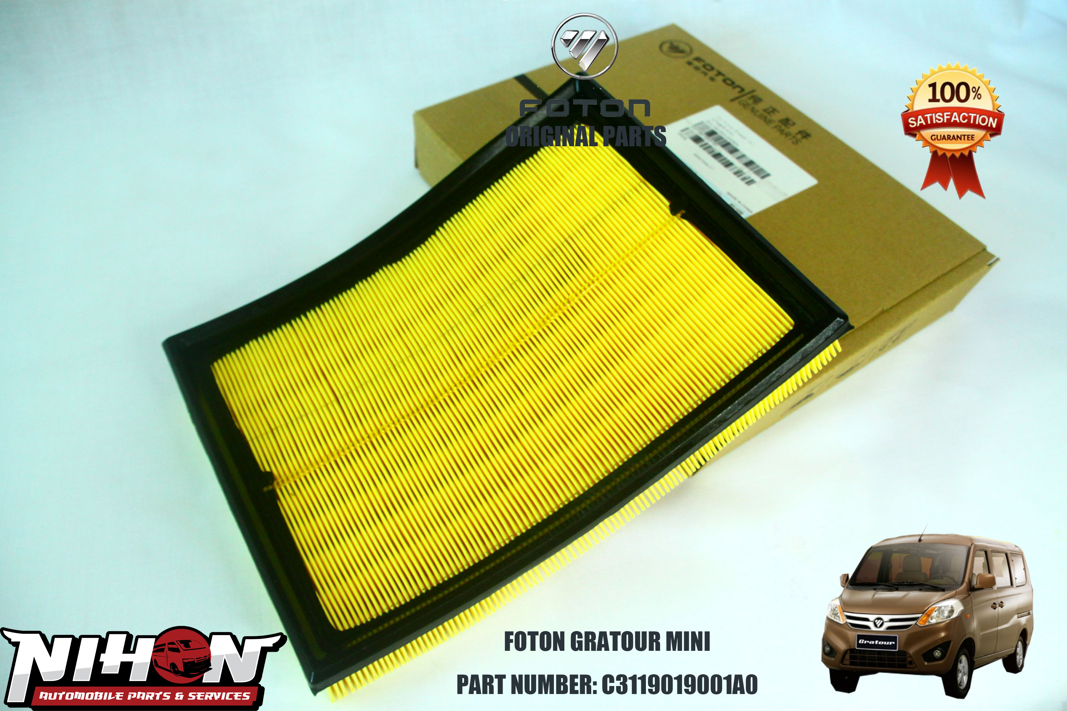 Foton Gratour Mini Air Filter Genuine Parts Original Lazada Ph