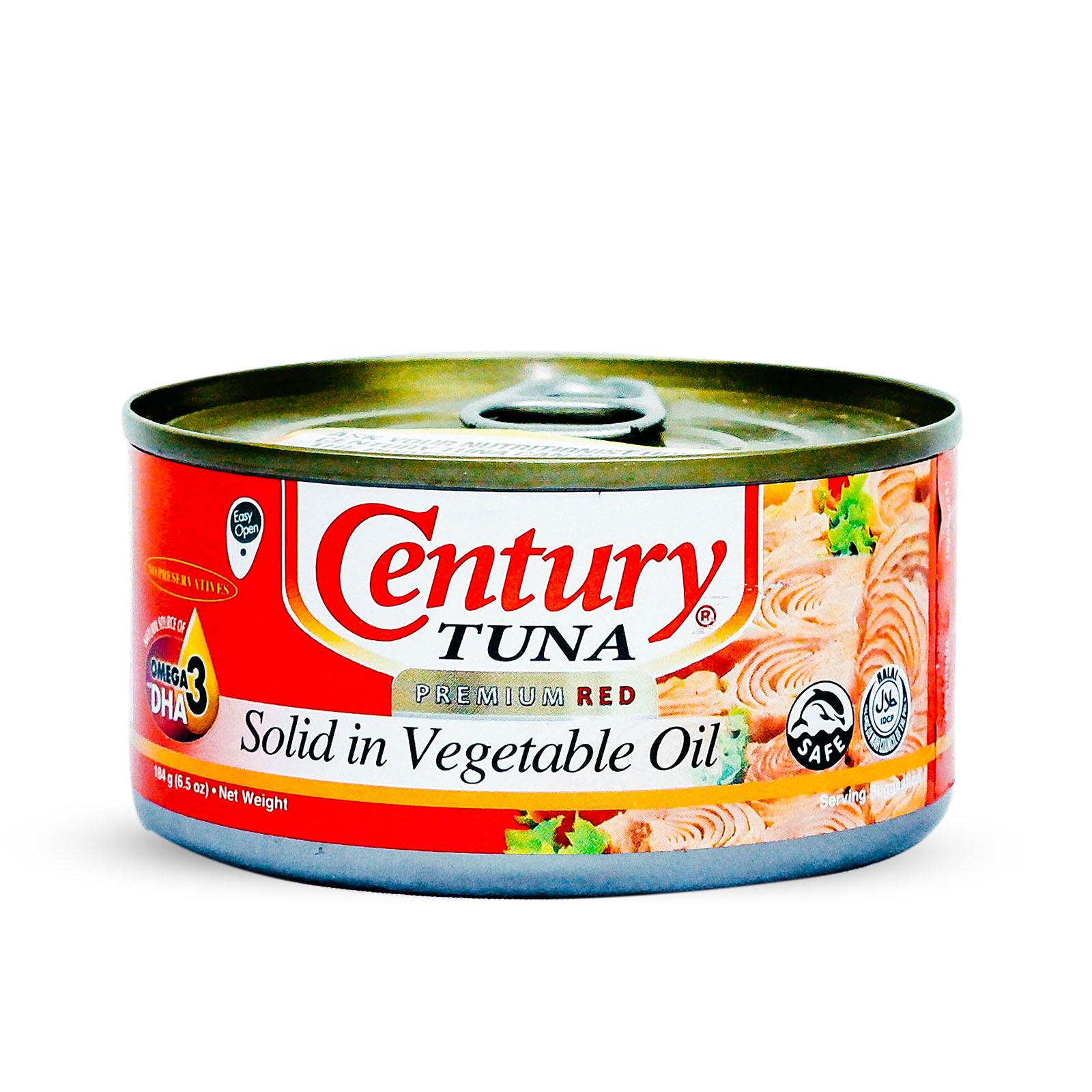 Century Tuna Solid in Vegetable Oil 184g Lazada PH