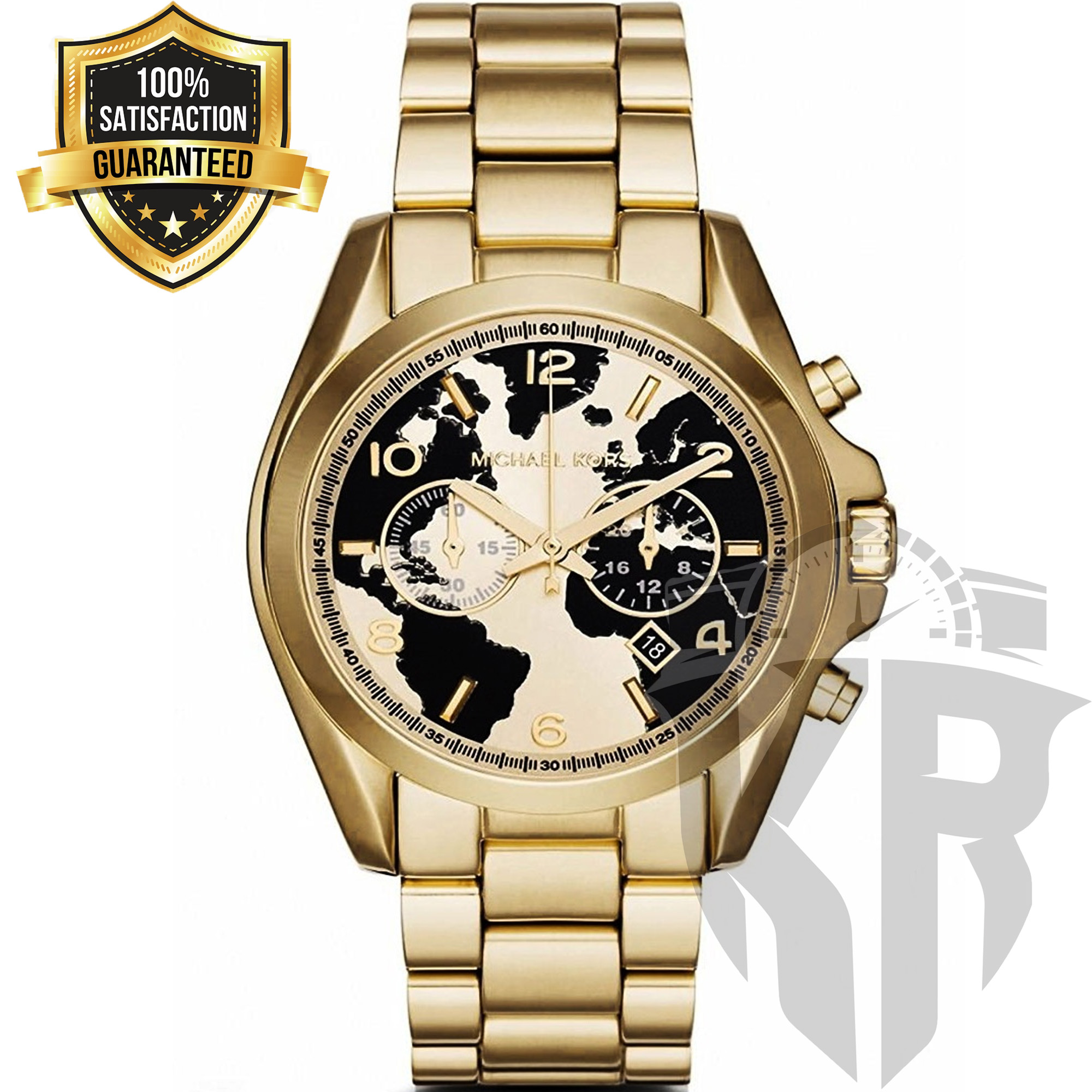 oversized mk watch
