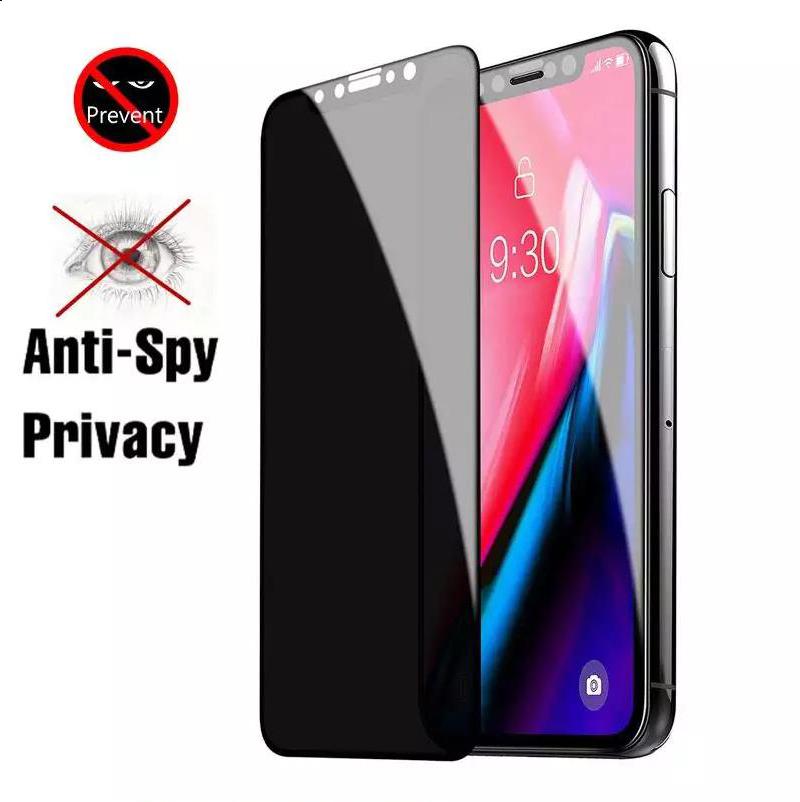 ADL Privacy Tempered Glass Anti Peeping Spy Screen Protector For VIVO ...