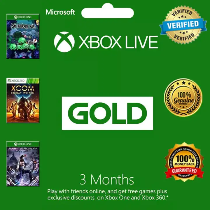 xbox live gold buy online