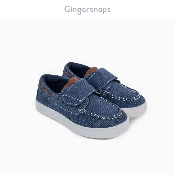 boys canvas slip on shoes