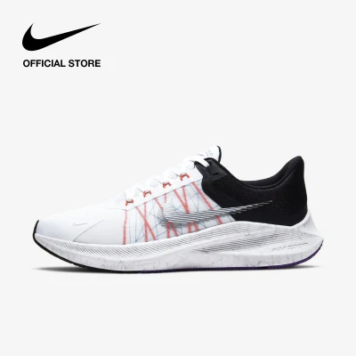 Original Nike Men's Zoom Winflo 8 Running Shoes - White Free shipping