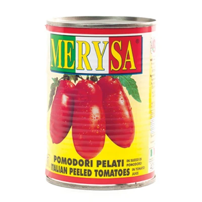 Merysa Tomatoes, Whole Peeled 400 g can from Italy