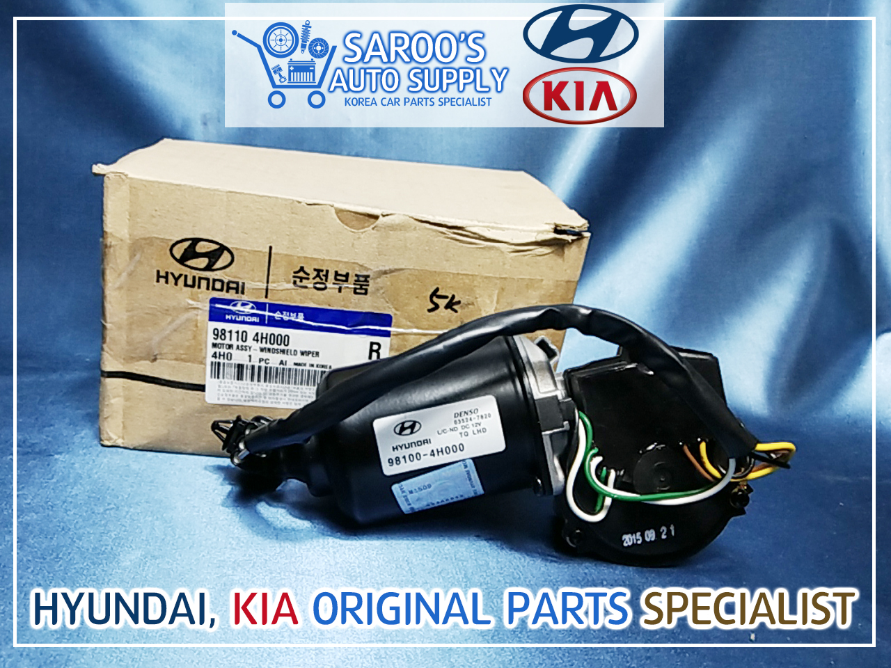 Wiper Motor For Hyundai Grand Starex 2007-2018 Model , Original Hyundai ...