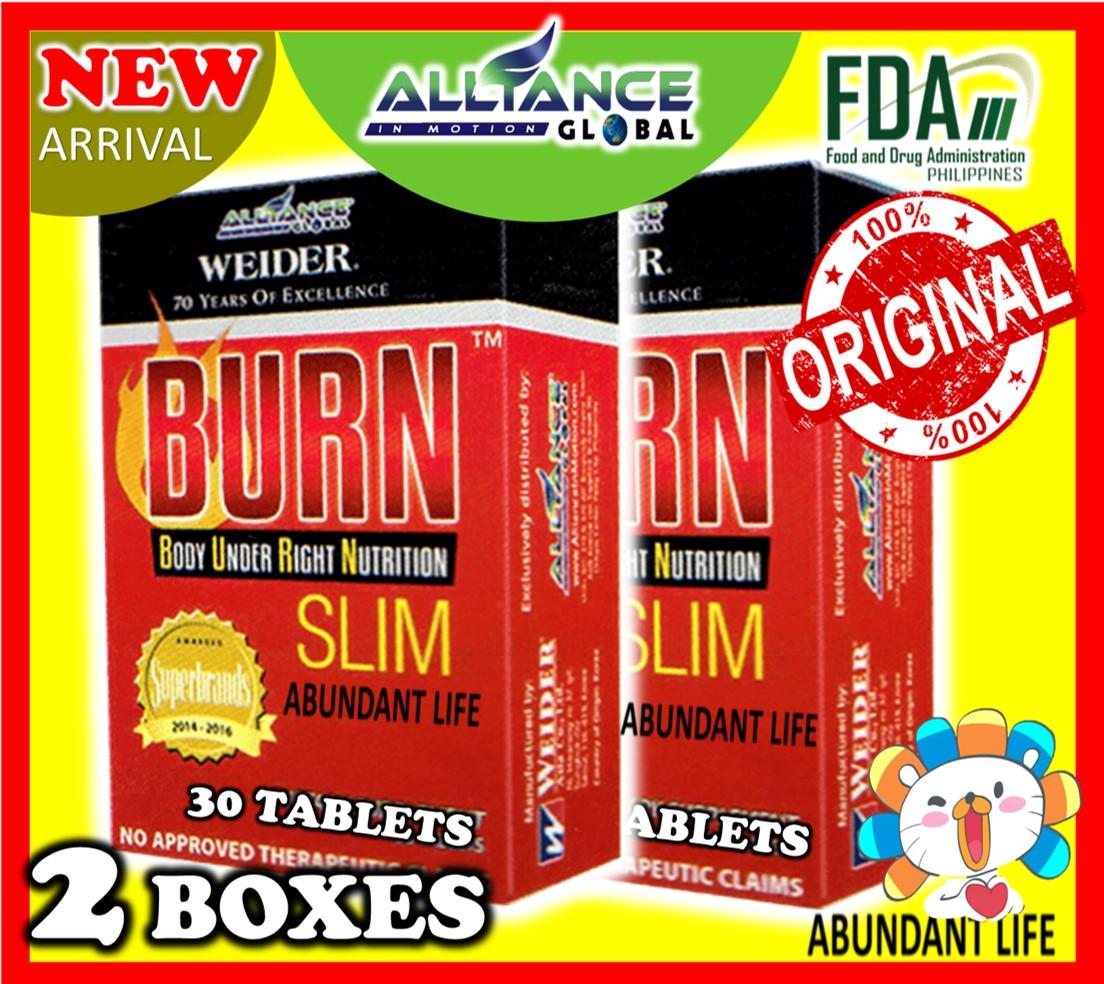 2 BOXES BURN SLIM 30 CAPSULES WITH GARCINIA CAMBODIA ORIGINAL SOLD BY