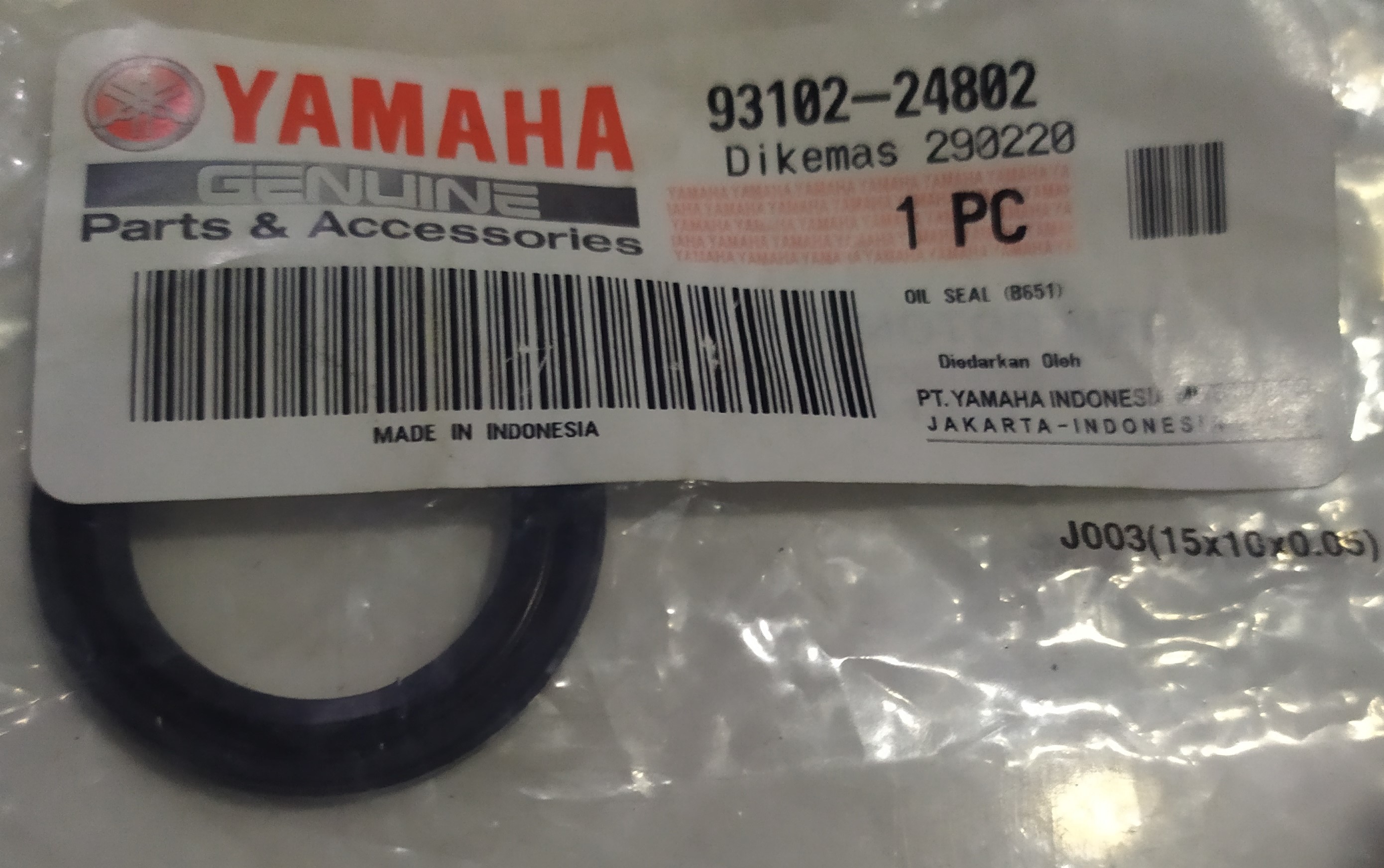 YAMAHA NVX155 / AEROX 155 CRANKSHAFT OIL SEAL Lazada PH