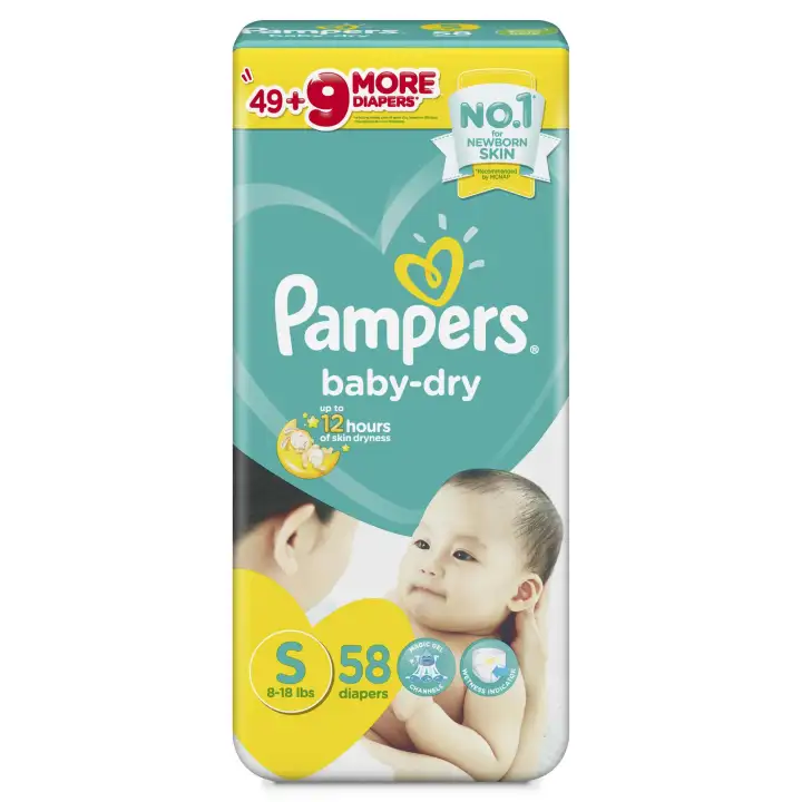 Pampers Baby Dry Taped Jumbo Small 58s Lazada Ph